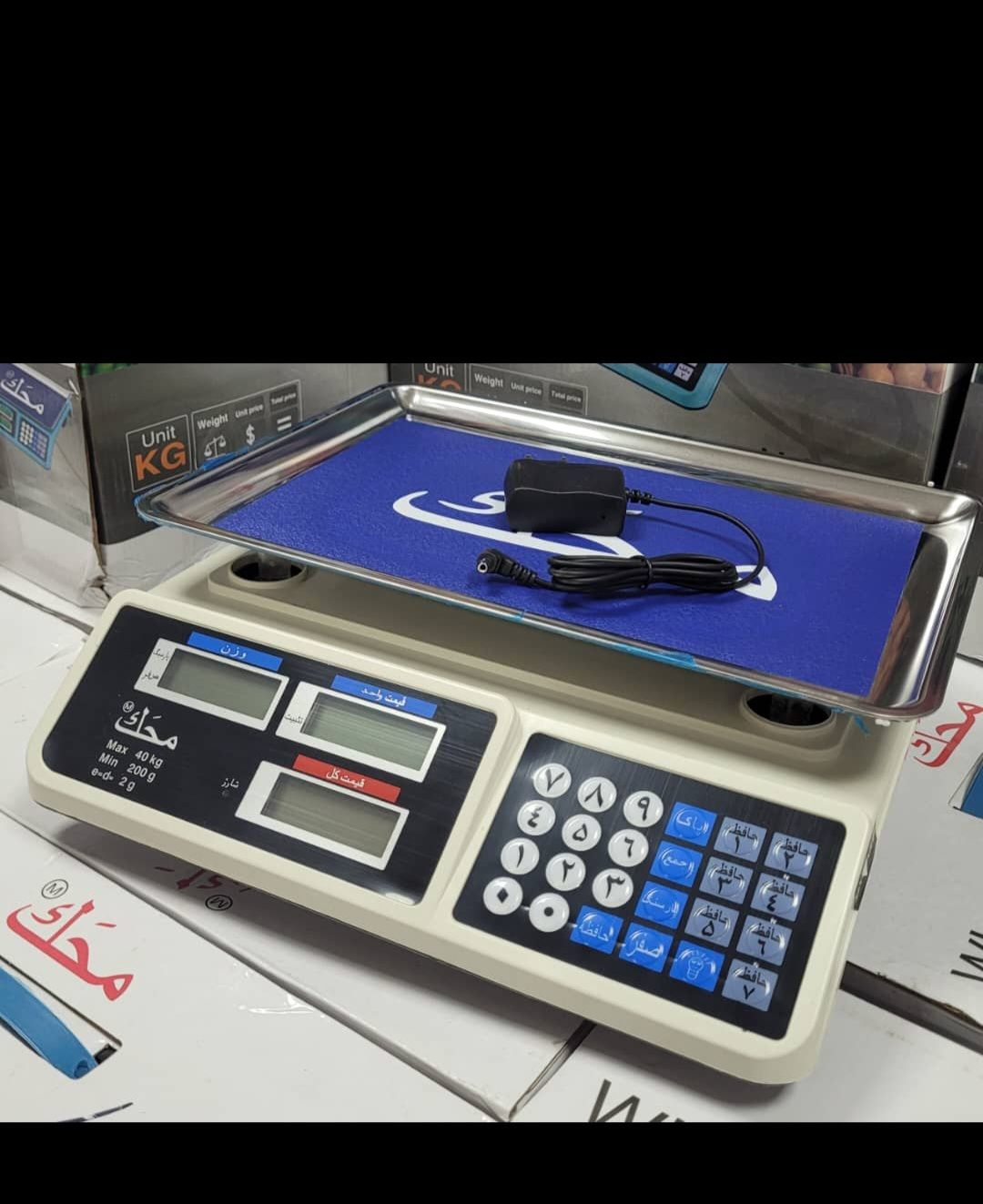 ترازو 40 كيلوگرم مواد نو محك/اطمینان/ کمری - تصویر 3